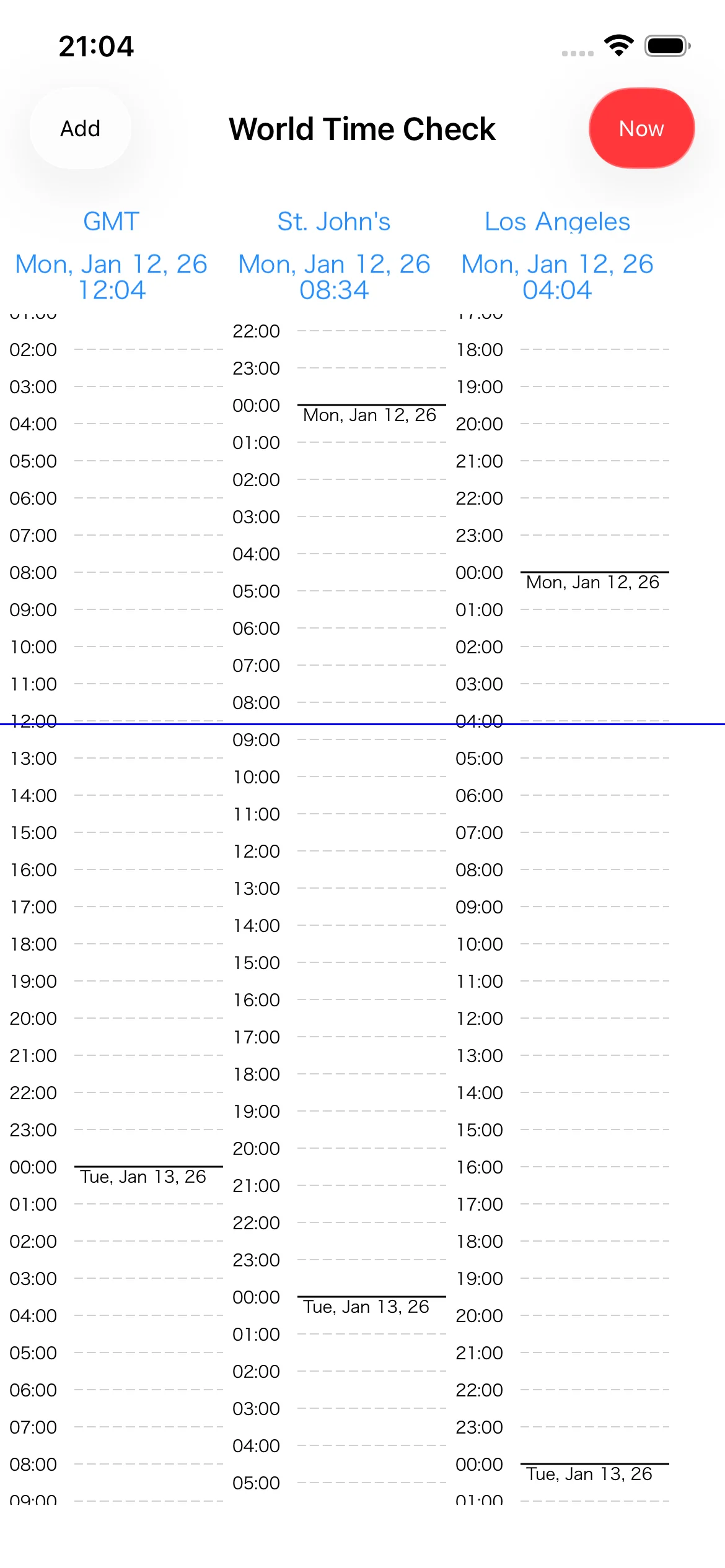 World Time Check screenshot